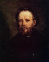 Courbet, Gustave - Portrait of Pierre-Joseph Proudhon